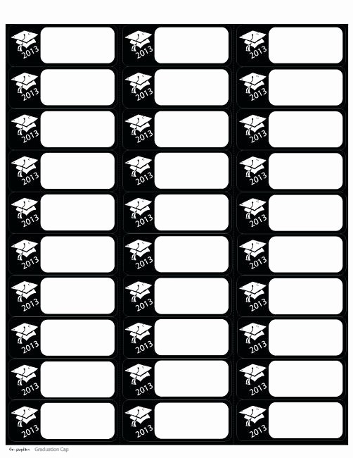 Graduation Return Address Labels Templates New How to Address Graduation Invitations by Means Giving