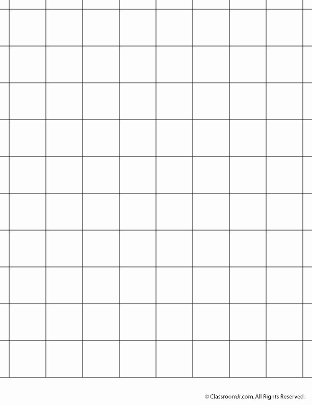 Graph Paper to Print Out Elegant 1 Inch Grid Paper