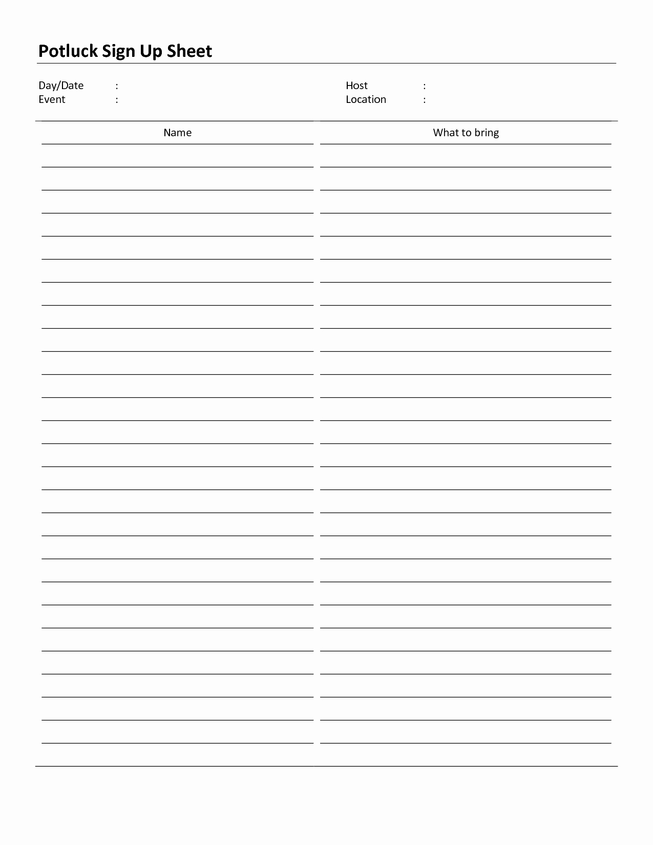 Group Sign In Sheet Template Best Of Best S Of event Sign Up Sheet Printable Blank Sign