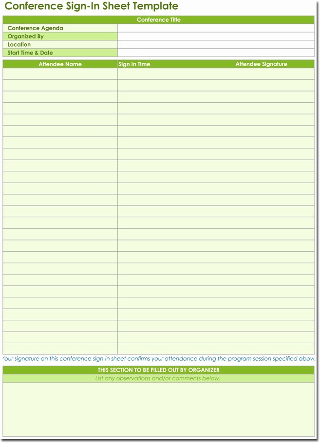 Group Sign In Sheet Template New 20 Sign In Sheet Templates for Visitors Employees Class