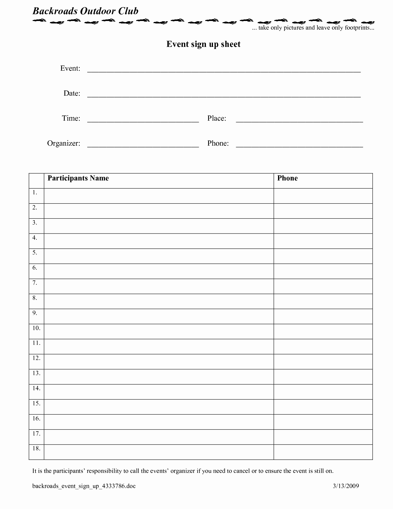 Group Sign In Sheet Template New Best S Of event Sign Up Sheet Printable Blank Sign