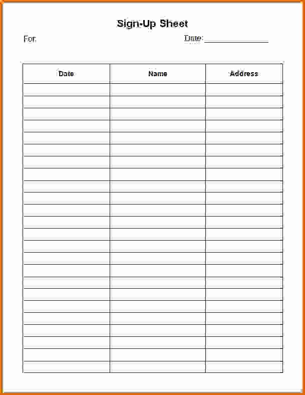 Group Sign In Sheet Template Unique Customizable Sign Up Sheets Related Keywords