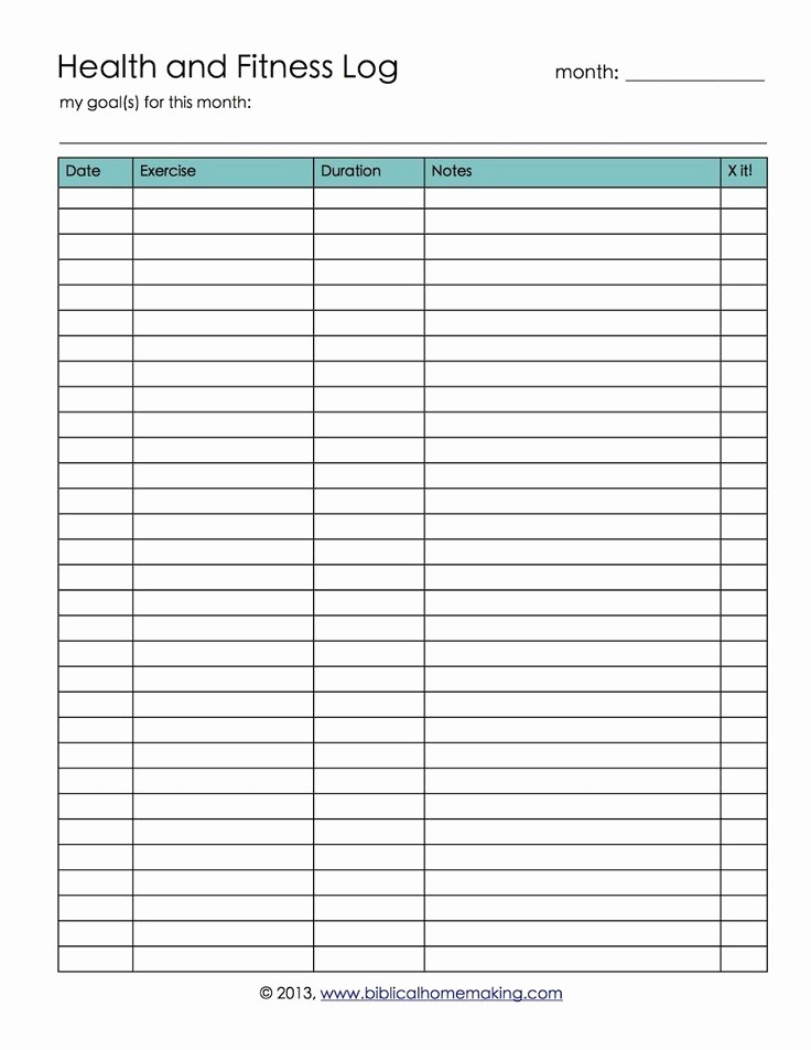 Gym Sign In Sheet Template Best Of Workout Log Sheet