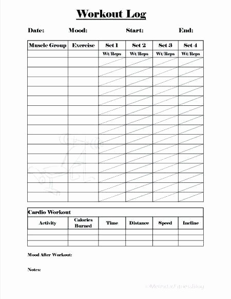 Gym Sign In Sheet Template New Gym Log Book Template Workout Log Template In Word Sign