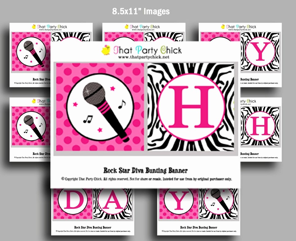 Happy Birthday Banner Print Out Best Of Hot Pink Zebra Happy Birthday Banner Printable Sing