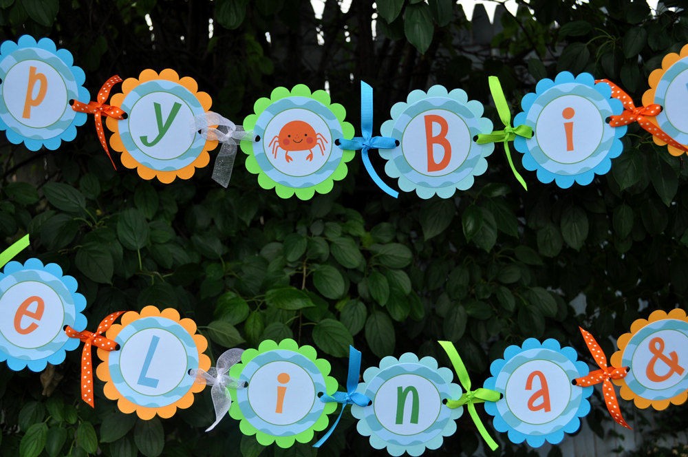 Happy Birthday Banner with Name Awesome Happy Birthday Banner with Personalized Name Under the