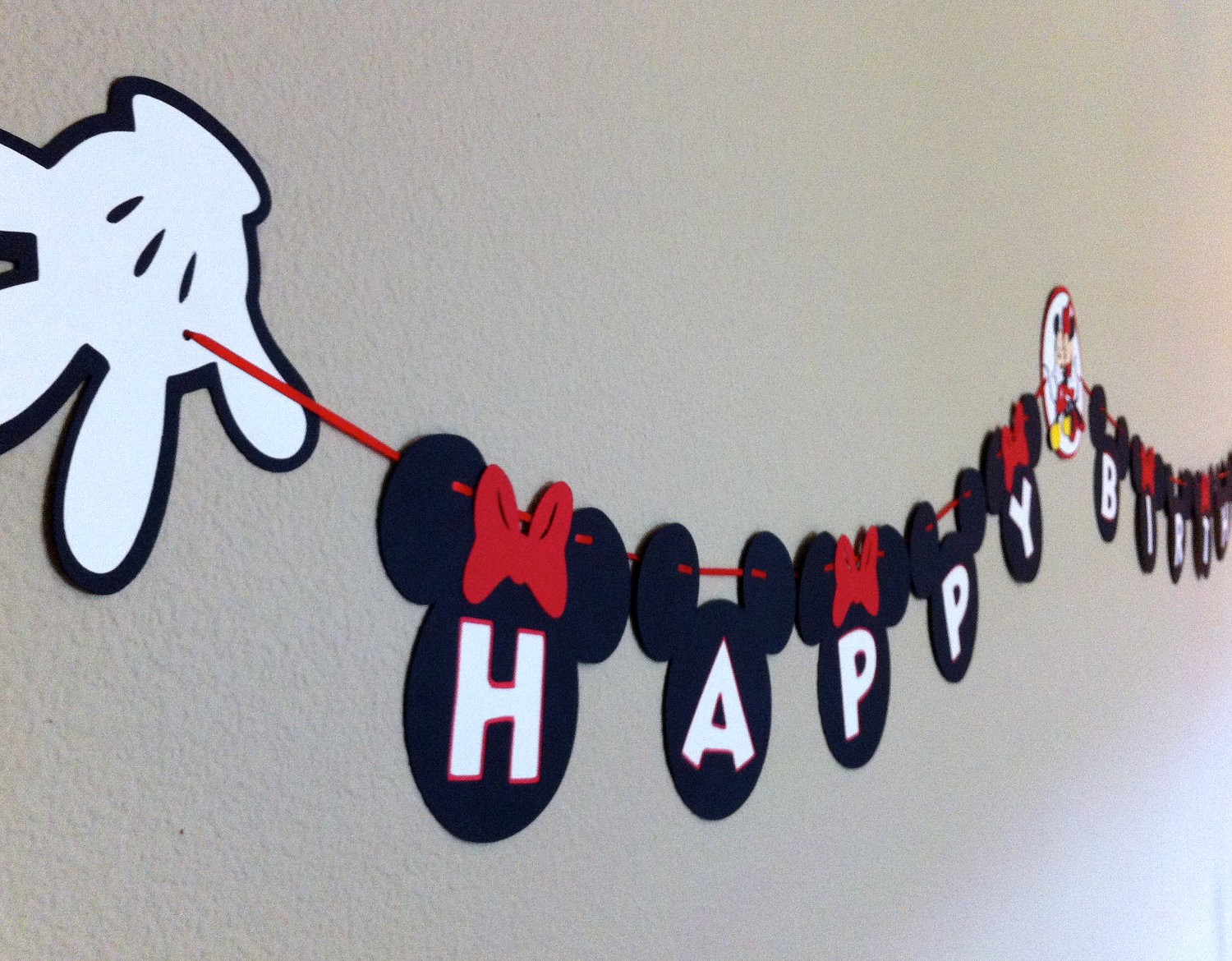 Happy Birthday Banner with Name Beautiful Items Similar to Mickey and Minnie Happy Birthday Banner