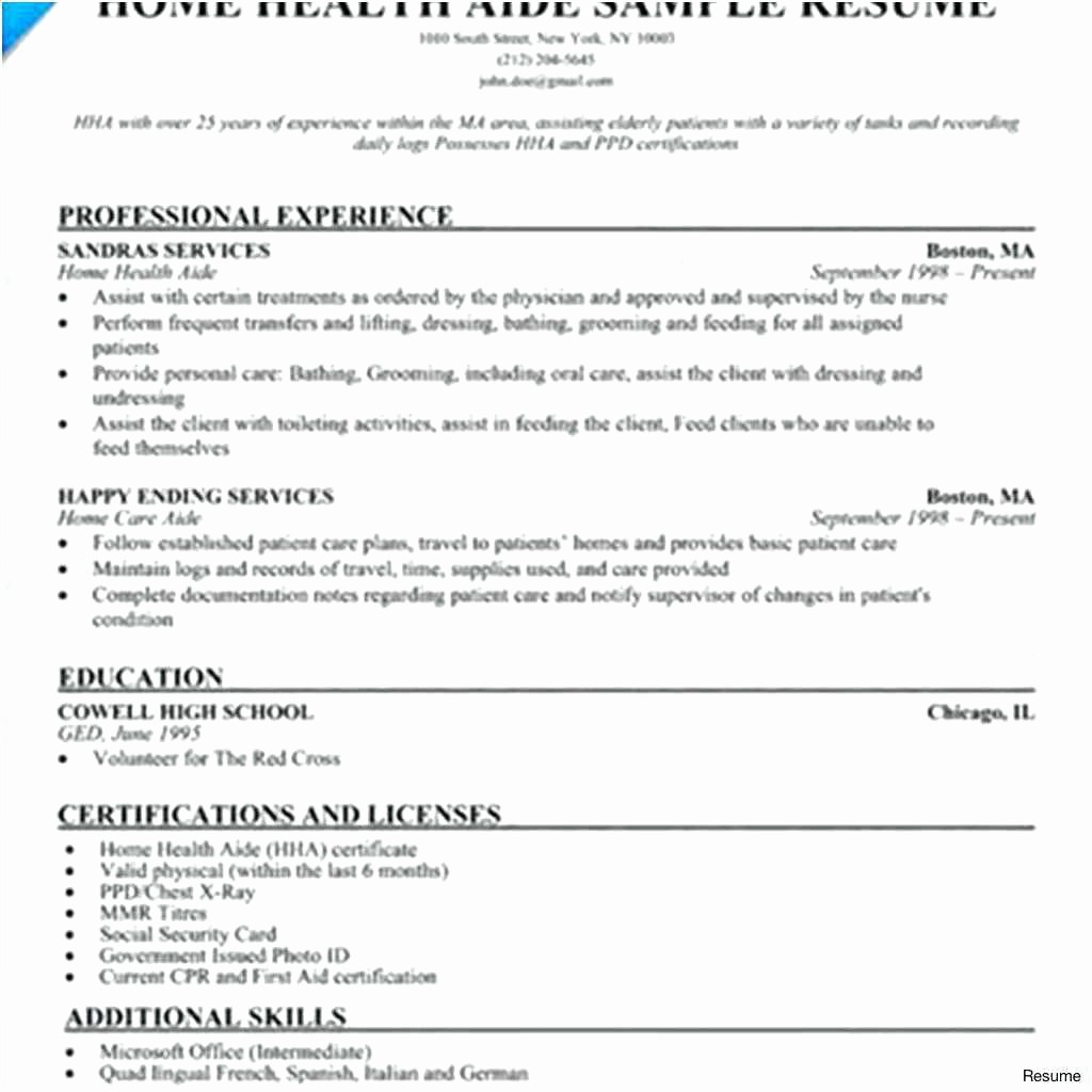 Health Care Letter Of Recommendation Inspirational Reference Letter for Home Health Aide Fresh E Mail