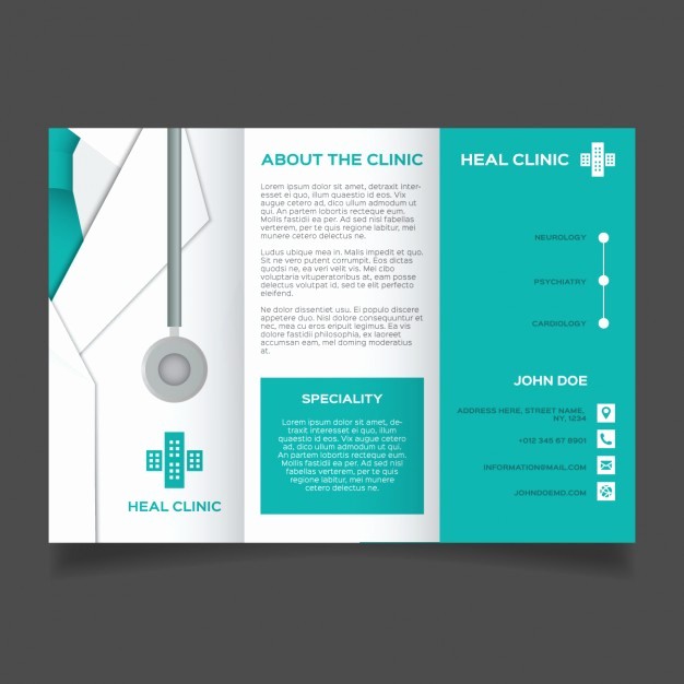 Healthcare Brochure Templates Free Download Awesome Medical Brochure Template Vector