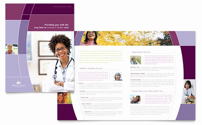 Healthcare Brochure Templates Free Download Elegant Women S Health Clinic Brochure Template Design