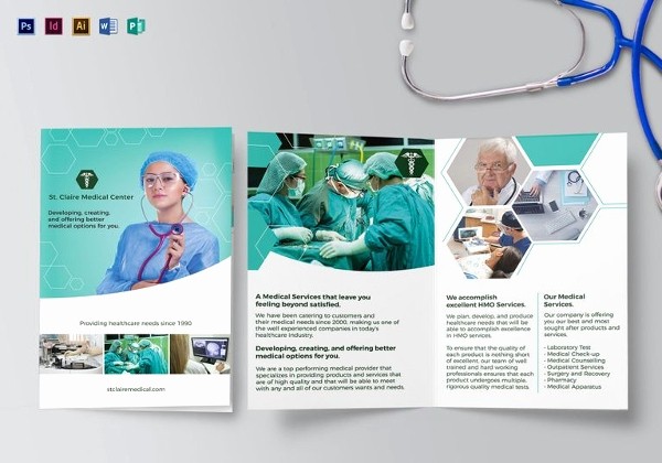 Healthcare Brochure Templates Free Download Inspirational 33 Bi Fold Brochure Templates Free Word Pdf Psd Eps