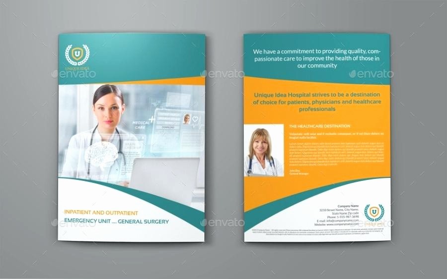 Healthcare Brochure Templates Free Download New Hospital Brochure Design Hospital Brochure Template Free
