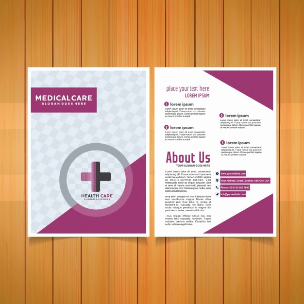 Healthcare Brochure Templates Free Download New Medical Brochure Template Vector