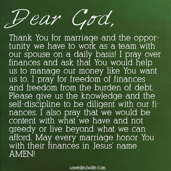 Help Me Manage My Money Luxury Prayer the Day Freedom Finances In Marriages