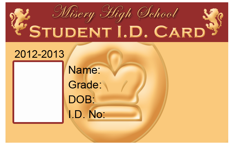 High School Id Card Template New Mh Student Id Card by Jaxxylupei On Deviantart