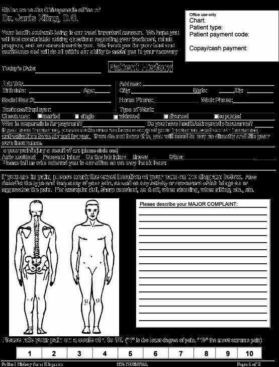 History and Physical Template Free Fresh 29 Of Patient Medical Evaluation form Template