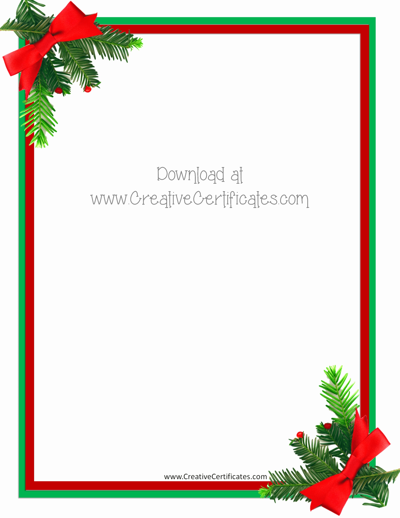 Holiday Border for Microsoft Word Awesome Free Christmas Border Templates Customize Line then