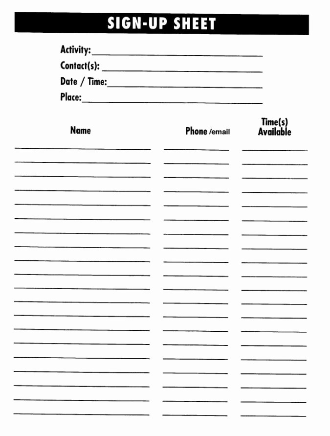 Holiday Party Sign Up Sheet Unique Christmas Gift Exchange Sign Up Sheet Template