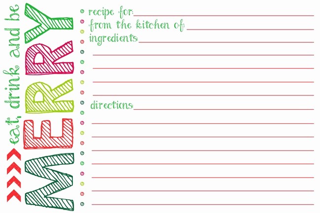 Holiday Recipe Card Template Free Awesome I Should Be Mopping the Floor Printable Holiday Recipe Card