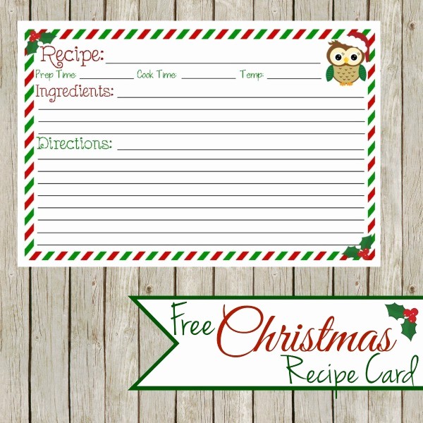 Holiday Recipe Card Template Free Unique Menu Plan Monday Dec 15 14