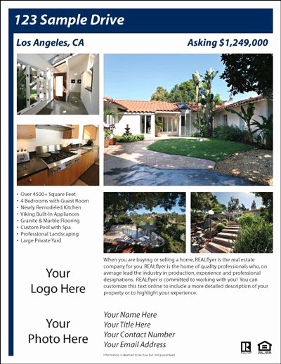 Home for Sale Flyer Templates Best Of for Sale by Owner Flyer House Exterior