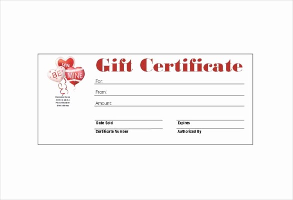 Homemade Gift Certificate Templates Free Luxury 6 Homemade Gift Certificate Templates Doc Pdf
