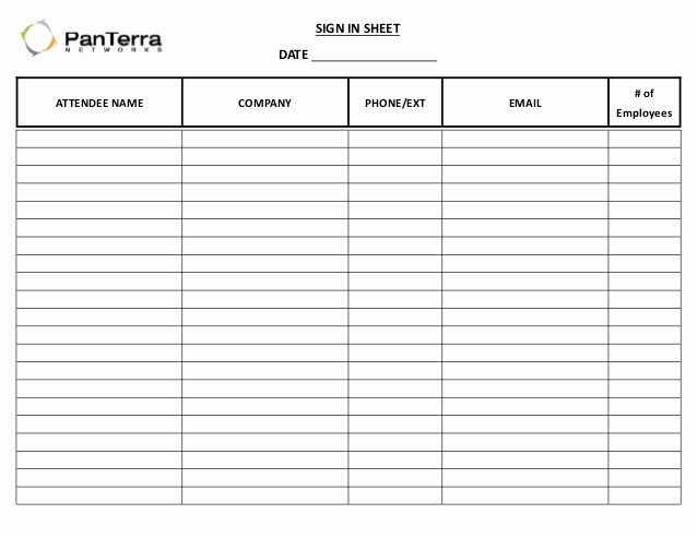 Hourly Sign Up Sheet Template Inspirational Sign In Sheet Template
