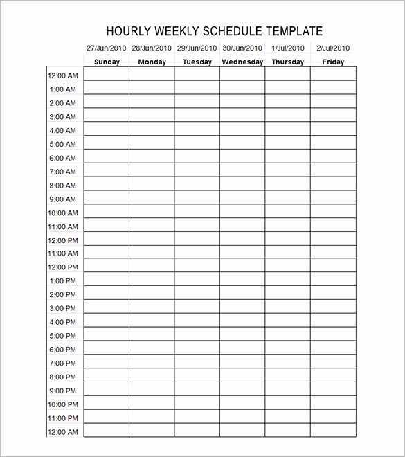 Hourly Sign Up Sheet Template Luxury 22 24 Hours Schedule Templates Pdf Doc Excel