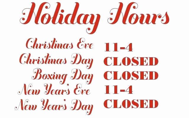 Hours Of Operation Template Word Lovely Holiday Closed Sign Template Hours Opening Word at