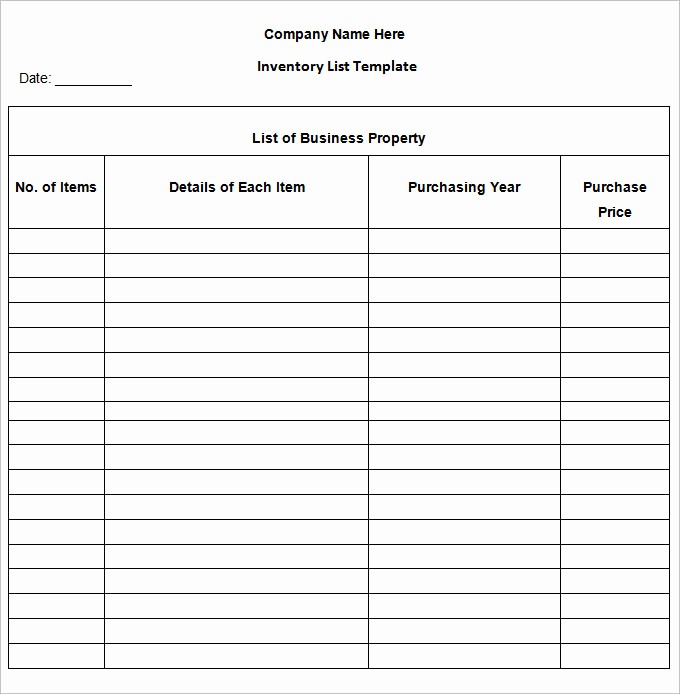 50 House Contents List For Insurance