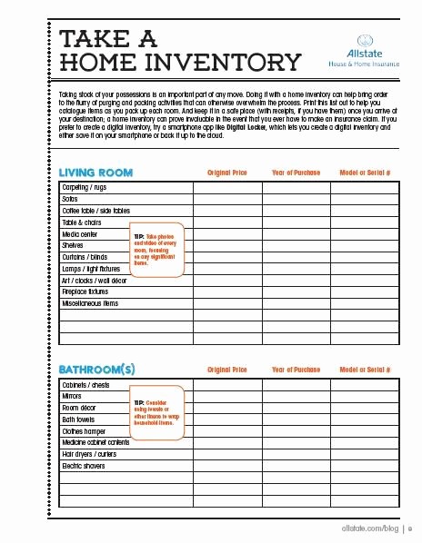 insurance home inventory