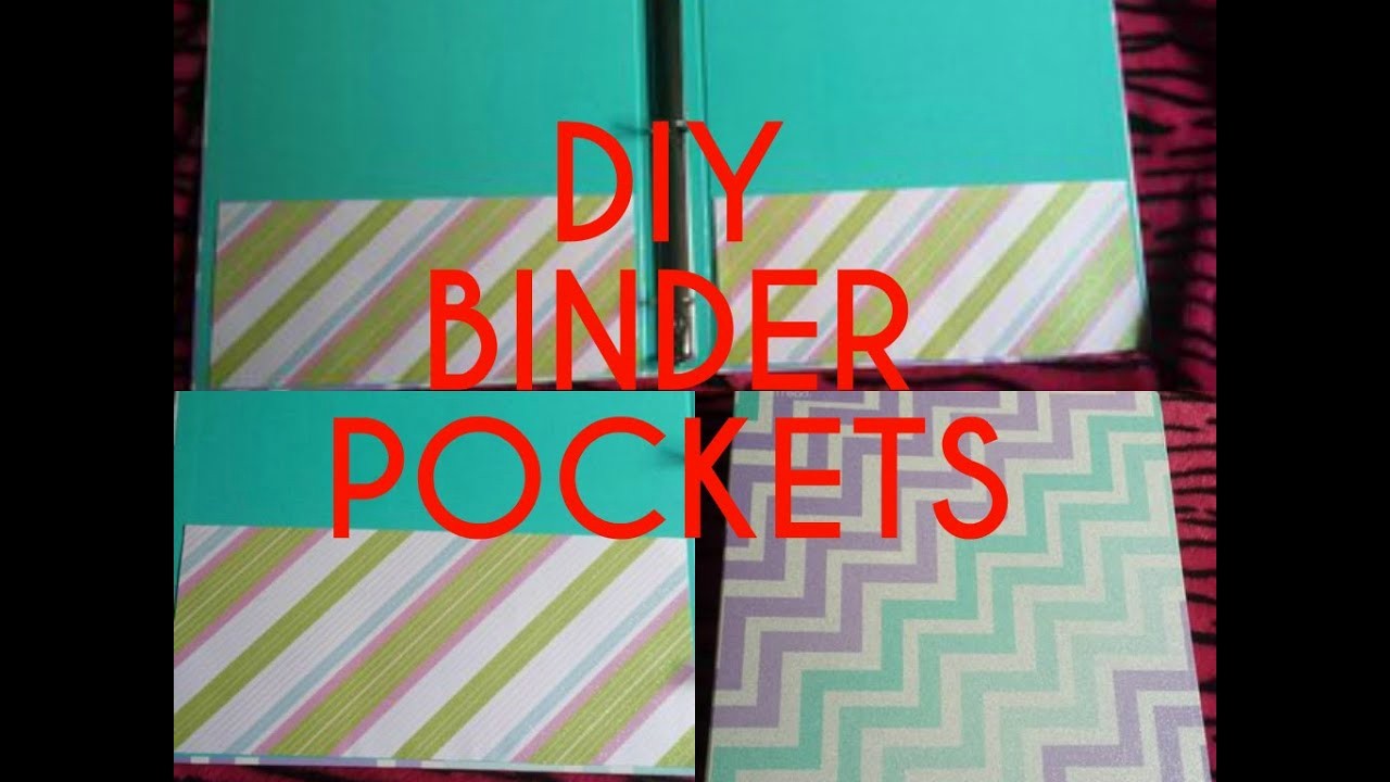 How to Create A Binder Fresh Diy Binder Pockets