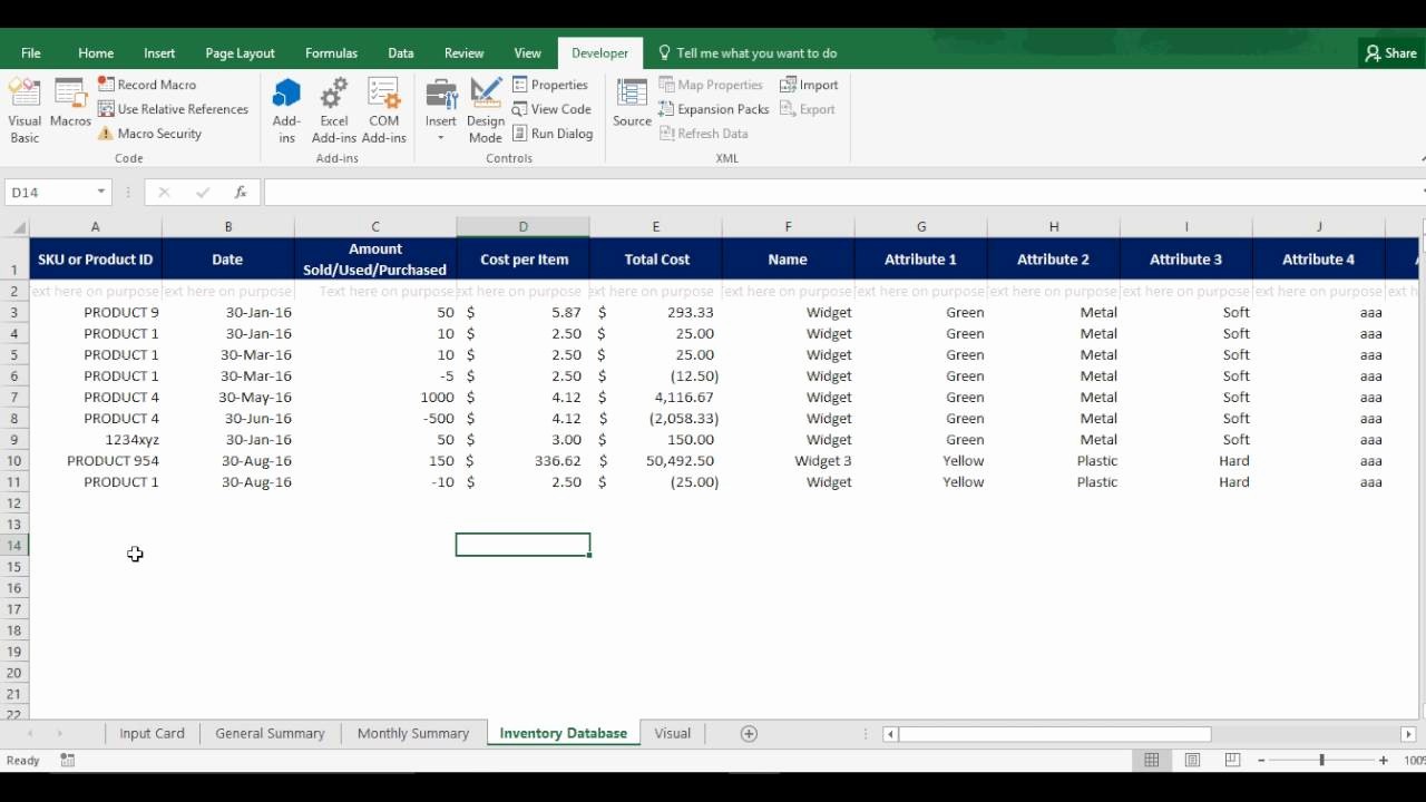 How to Create A Tracker Luxury Excel Inventory Management &amp; Tracking Template tool