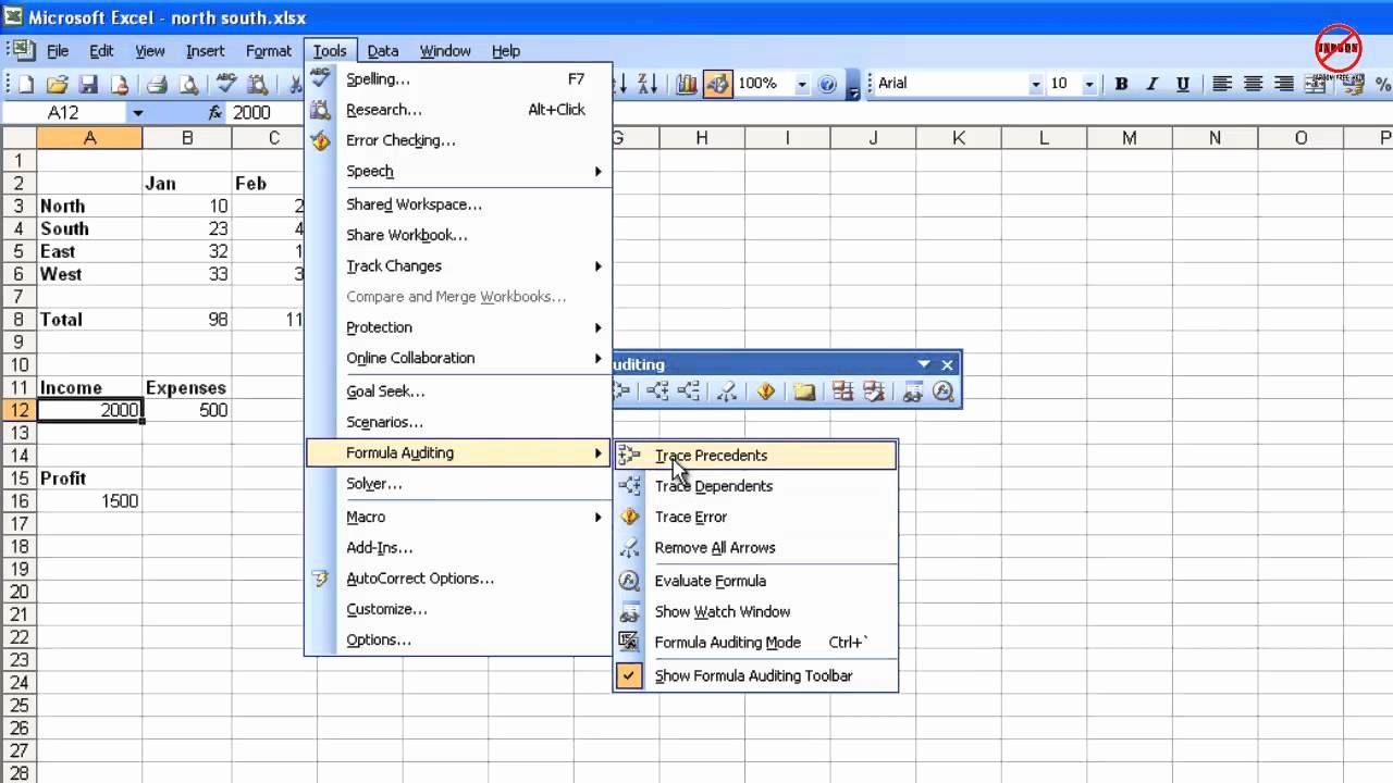 How to Create Excel formulas Fresh Excel How to Use formula Auditing