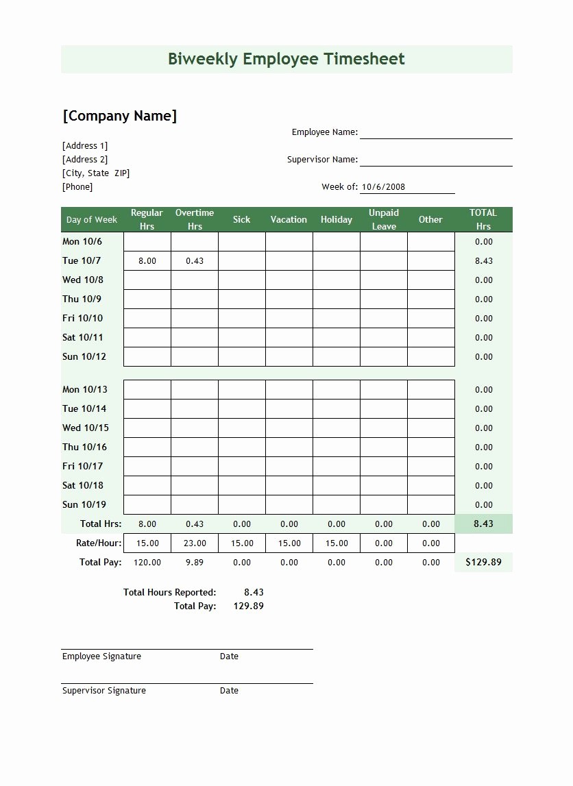 How to Do A Timesheet Lovely 41 Free Timesheet Time Card Templates Free Template