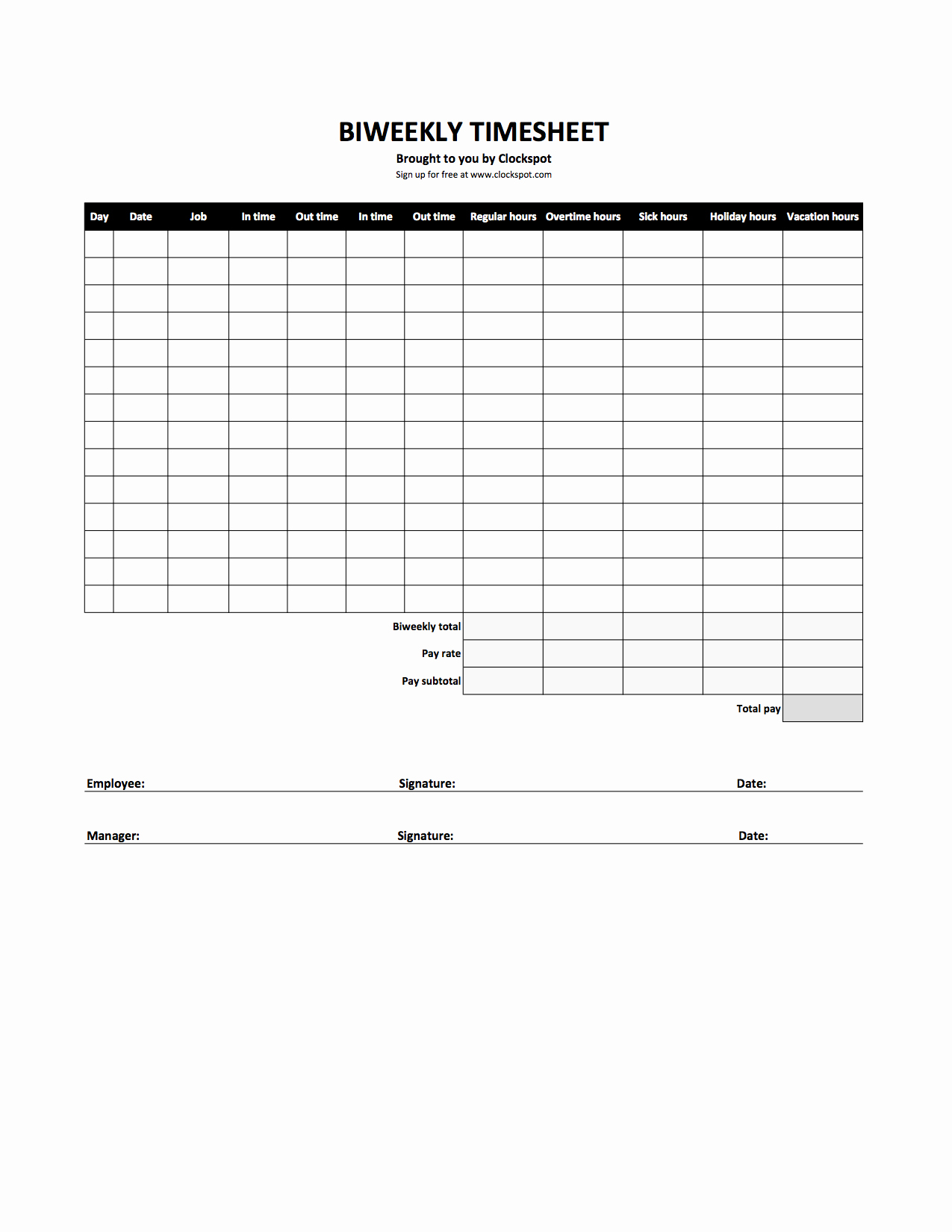 How to Do A Timesheet Luxury Free Time Tracking Spreadsheets