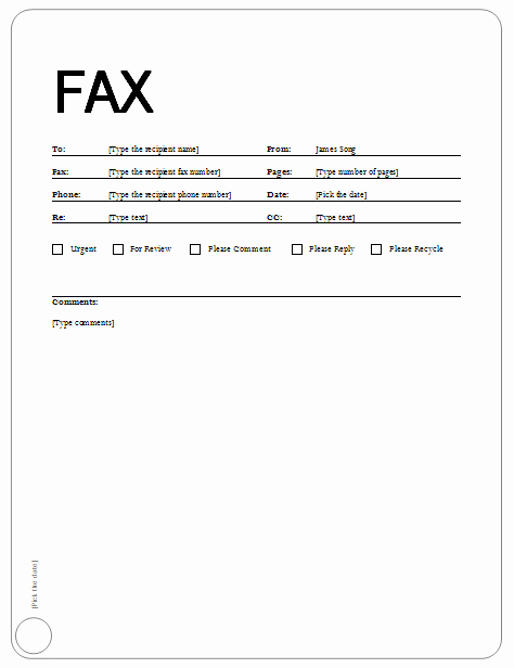 How to Fax Cover Sheet Elegant 4 Free Fax Cover Letter