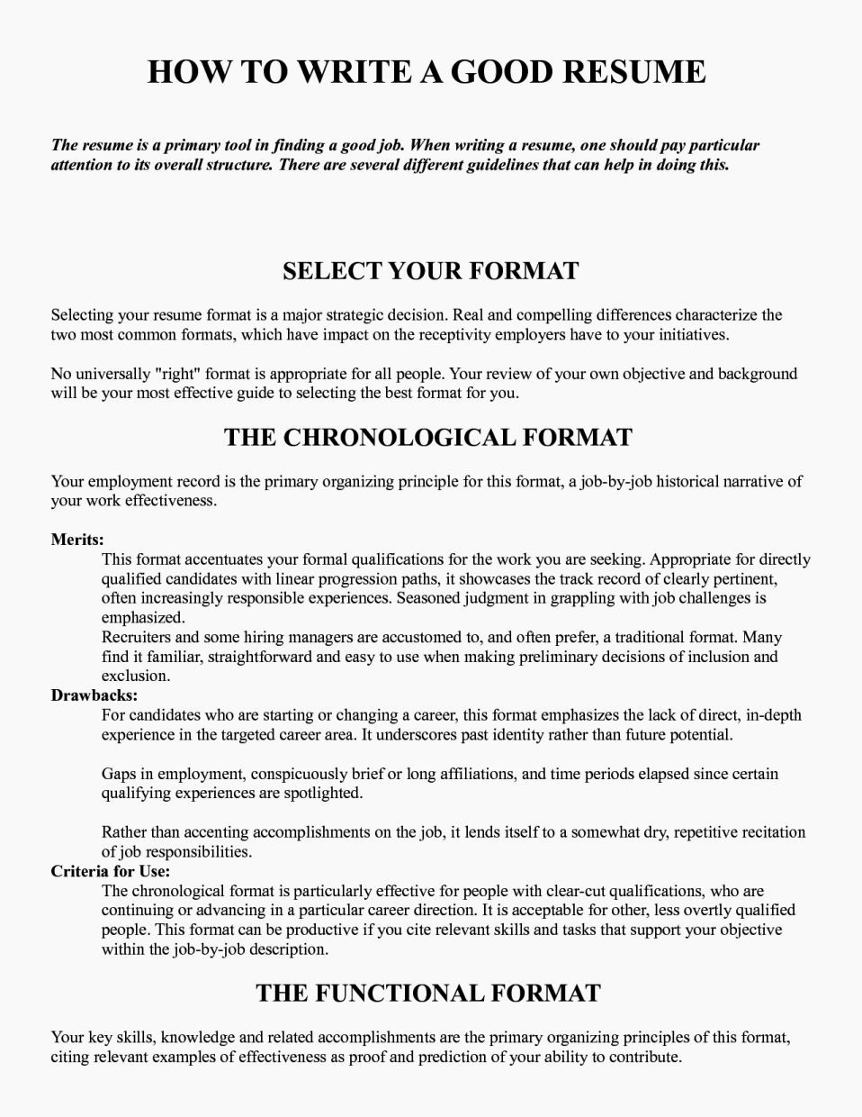 How to form A Resume Unique How to Write A Great Cv Resume Template