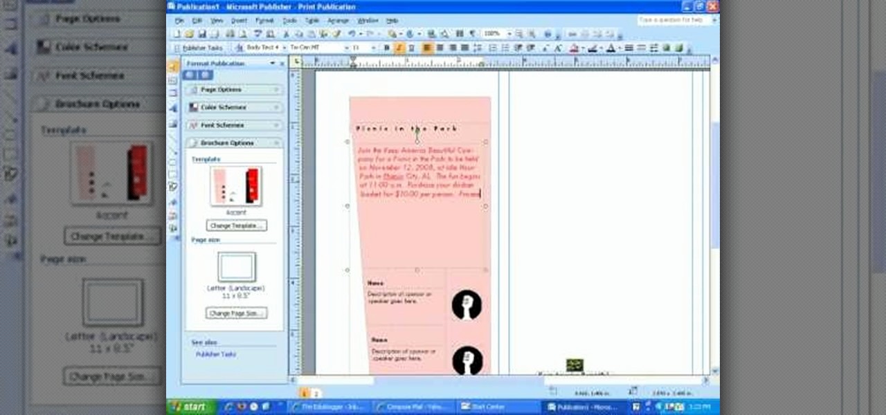 How to format A Brochure Lovely How to Create A Brochure In Publisher 2007 Microsoft