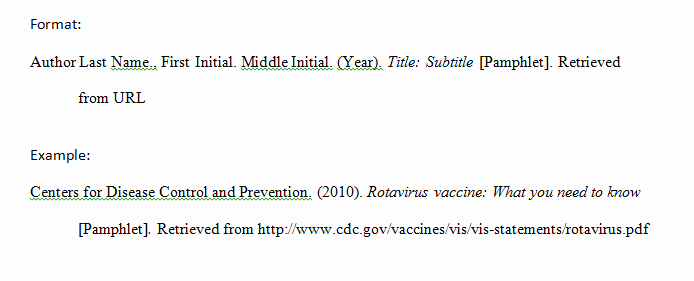 How to format A Brochure Unique How to Cite the Cdc Gov Website In Apa format