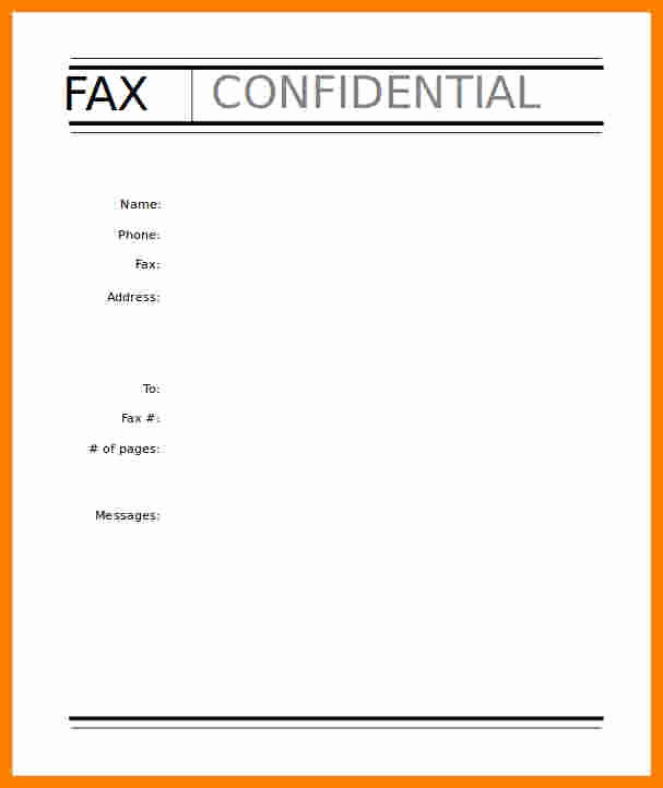 How to format A Fax Best Of 6 Fax Cover Sheet Template Fillable