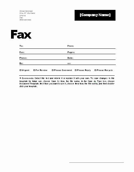 How to format A Fax Unique Fax Cover Sheet Templates format Example
