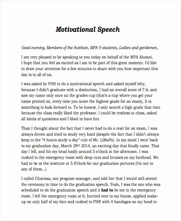 How to format A Speech Unique 23 Speech Examples Pdf