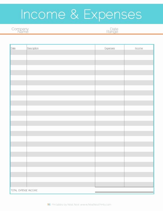 How to Log Business Expenses Luxury Printable In E &amp; Expense Tracker Easy by Neatnestprints