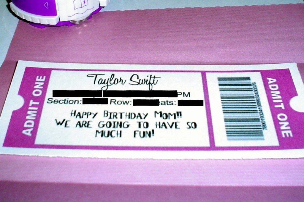 How to Make Concert Tickets Awesome Lovely Taylor Swift Concert Ticket Template for Birthday