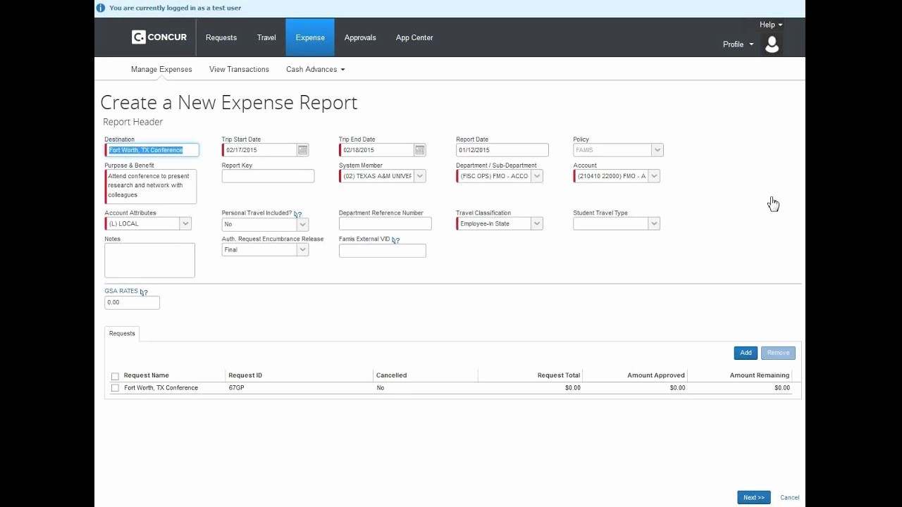How to Make Expense Report Beautiful How to Create An Expense Report From An Approved Request