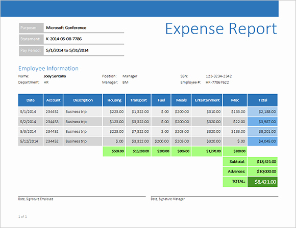 How to Make Expense Report Elegant Reporting Expense Report with Business Objects