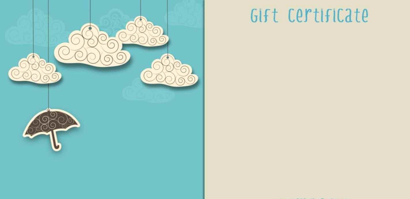 How to Make Gift Certificate Awesome Create Your Own Gift Certificate Template Free Template