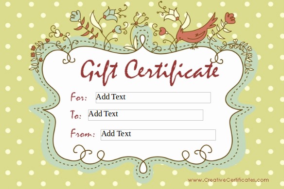 How to Make Gift Certificate Inspirational 6 Homemade Gift Certificate Templates Doc Pdf