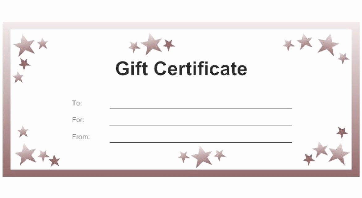 How to Make Gift Certificates Fresh Gift Certificates
